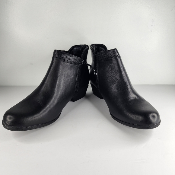 ROCKPORT Womens Carly Bootie. Black - Picture 5 of 14